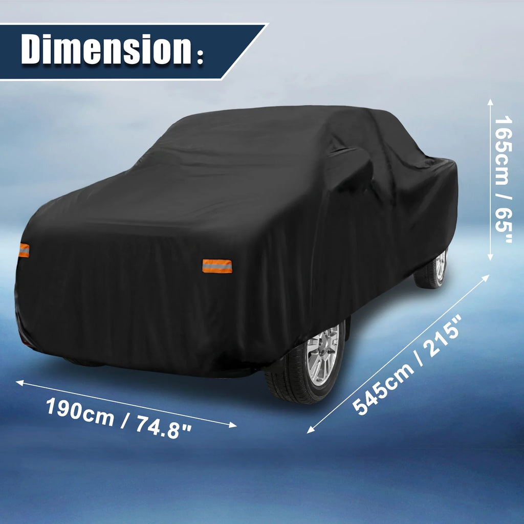 Extended Pickup Tacoma Truck Cab Cover 05-2021 for Toyota Black Crew 4-Door Cab