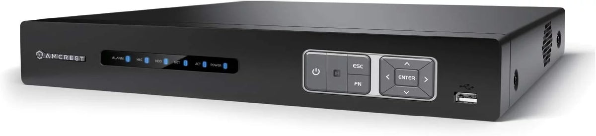 16 IP Security Face (AMDV5116-I3) Human Amcrest Channel Cameras, Amcrest Detection Camera Recognition, DVR Cameras Smart DVR, Vehicle & AI AI for Analog 4K DVR & AI Recorder, Security System