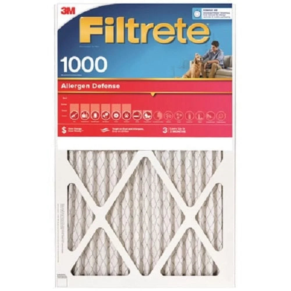 Disposable Air Filtrete MPR 18" - 9817-4 1000 Quantity x 3 Pleated 3M 4 Month 18" Red x 1" of Filter