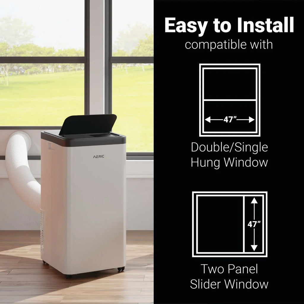 BTU Portable Aeric BTU 10,000 Air (14,000 Conditioner SACC ASHRAE)