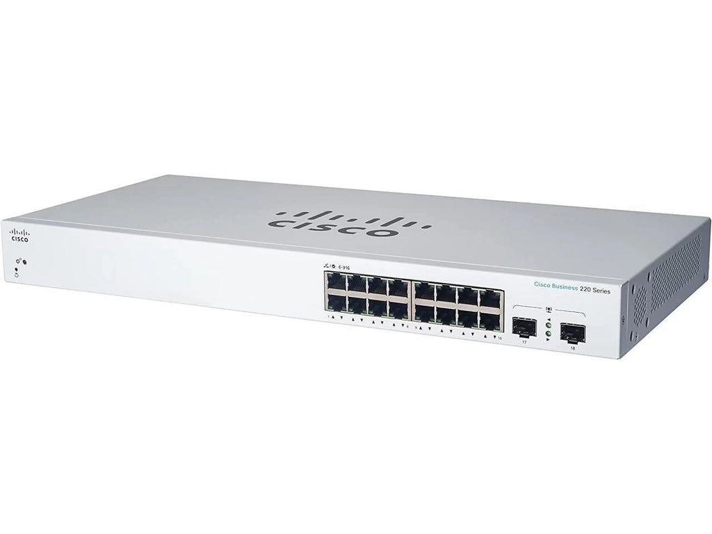 L2 2x Business Cisco 16-Port Ethernet Managed SFP CBS22016P2GNA Switch