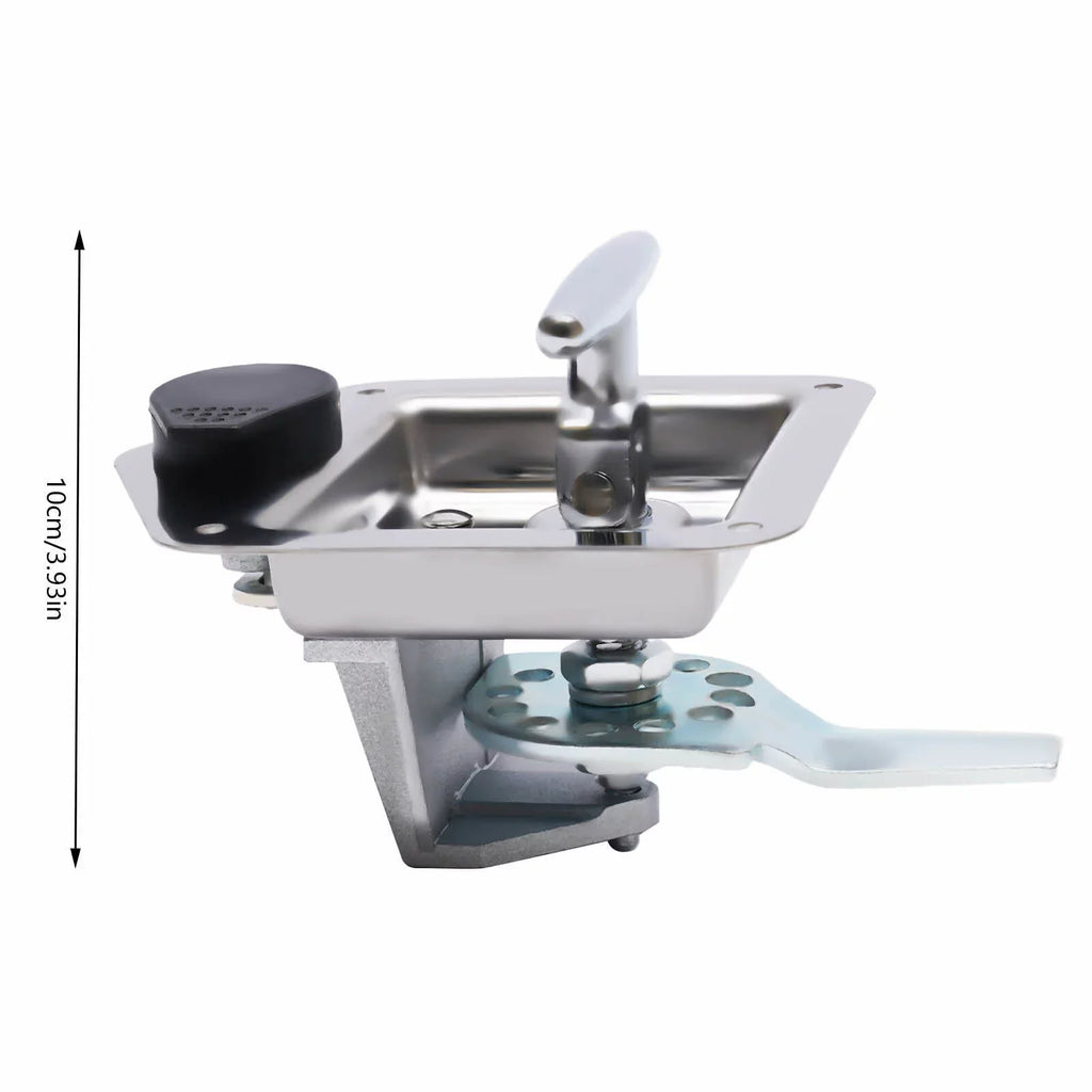 of Stainless Set Steel Keys Latch T-handle 6 Door Lock 12 Box RV w/ Tool Folding
