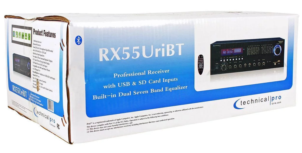 Speakers RX55URIBT Pro Theater Home Receiver+4) 6.5" Ceiling Technical Bluetooth