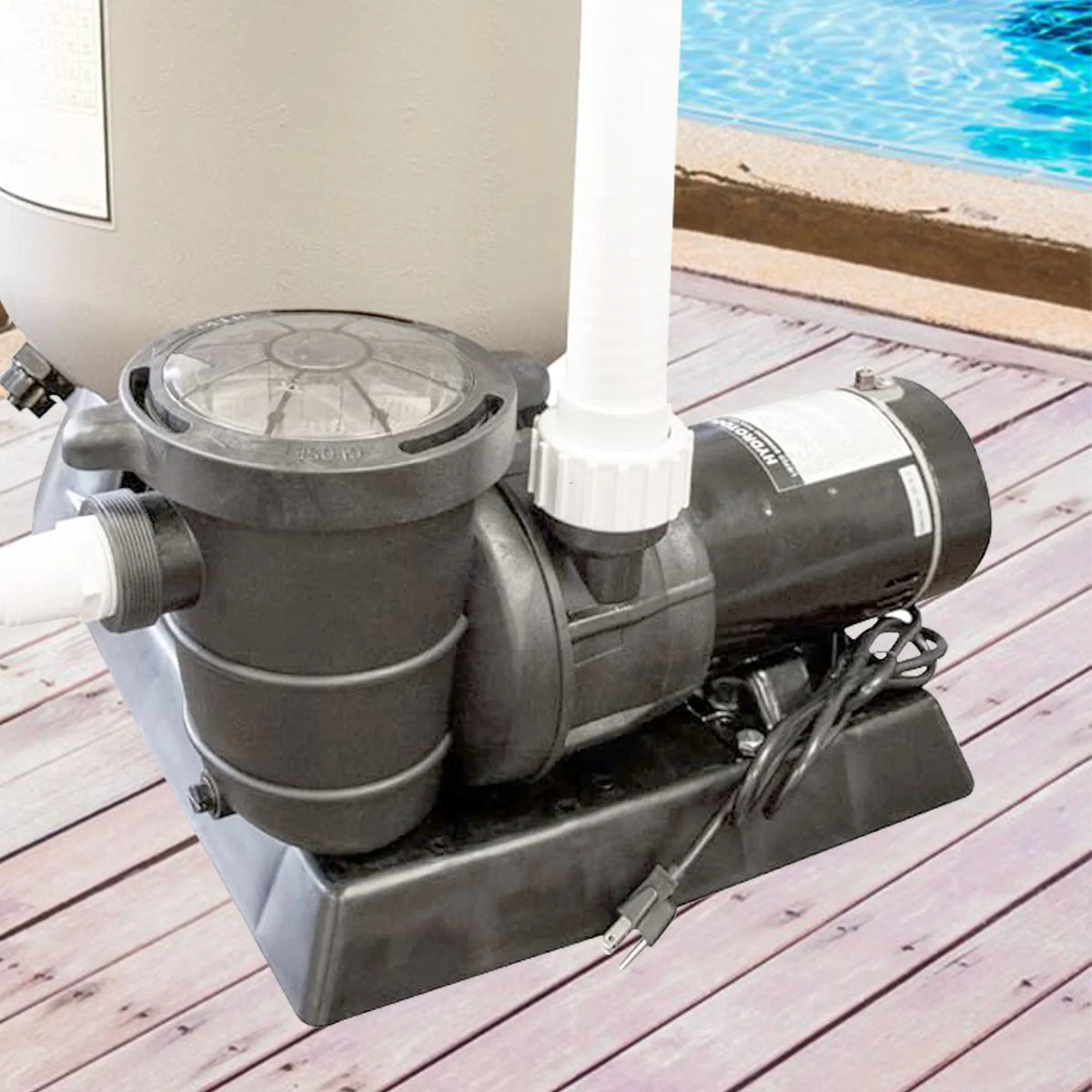HydroTools Pool Discharge HP Flo Hydro Swimline Swimming 0.75 Vertical Pump