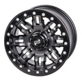 Wheel Teton Pack) (4 + RMAX Gun R-Spec Wolverine Tusk 4.0 2022 14x7 4 Beadlock 3.0 1000 YAMAHA 4/156 For Metal/Black
