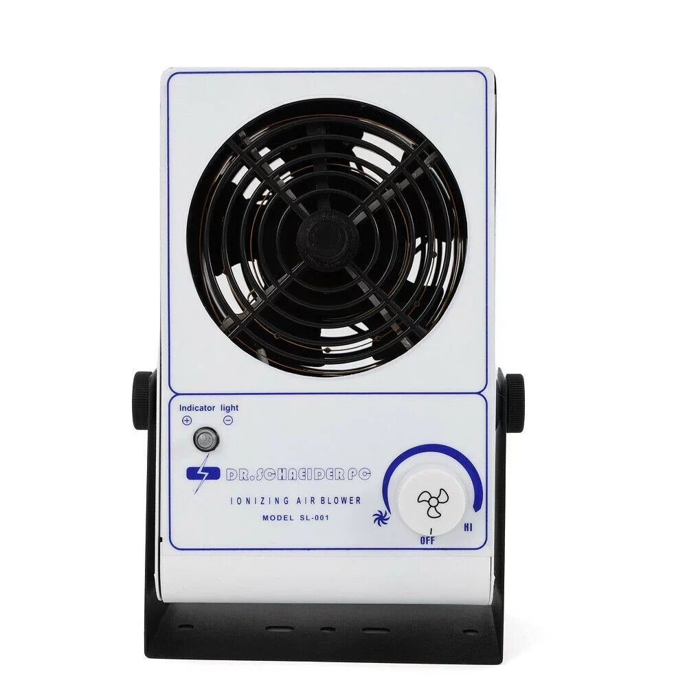 Static Air Eliminator Anti-Static OUKANING Ion Blower Ionizer Fan Ionizing 110V Discharge