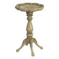 Scalloped Beige Accent Whitman Specialty Butler Table Edge Antique