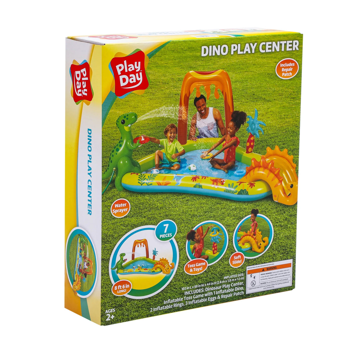 Center, Play 2 Ages Dino Inflatable Day Play and Unisex Up,