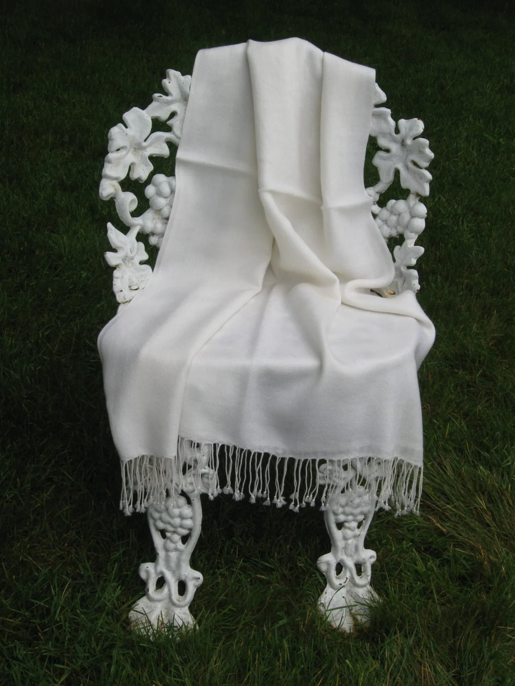 Shawl) Shawl/Cashmere Shawl/Shawls/Scarf/Scarves/Wrap/Stole/Muffler/Cape/Ruana/Blanket/Throw/Pashmina Regular Scarf/Wool/Silk (Cream/Ivory