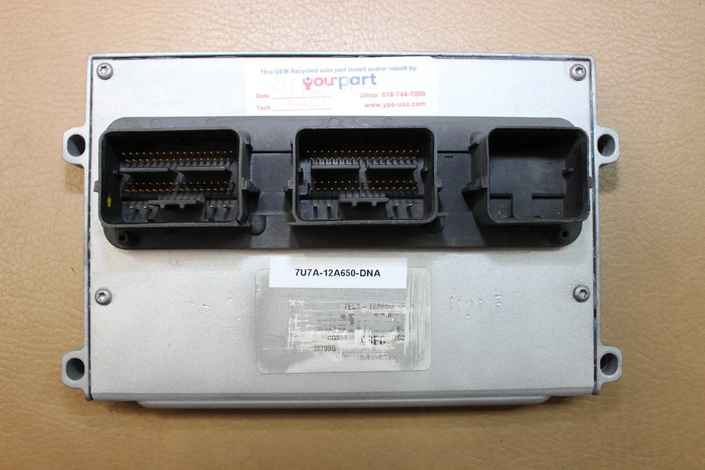 PCM PCM FORD ENGINE ECU FUSION PROBADA MILAN 7E5A-12A650-ALA ECM 07 3.0L COMPUTER
