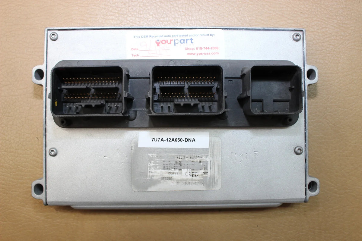 PCM PCM FORD ENGINE ECU FUSION PROBADA MILAN 7E5A-12A650-ALA ECM 07 3.0L COMPUTER