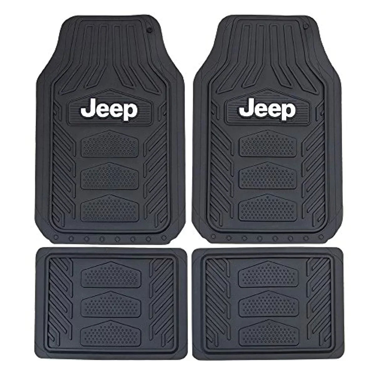 Floor Jeep P23-001668R01 Mat, Plasticolor Rubber Black
