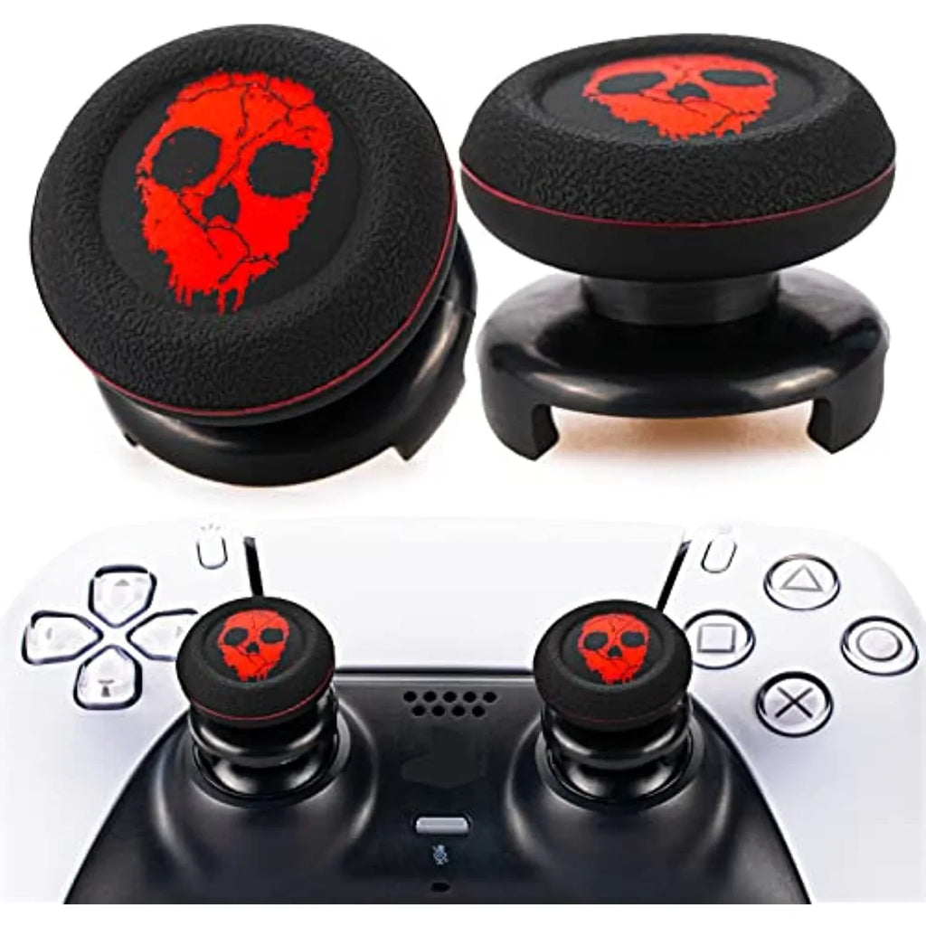 Controller Cover Extender Printing for Silicone (Ghost Sets Rubber & PS4 Playrealm & Thumbstick Red) FPS Dualsenese PS5 Grip 2