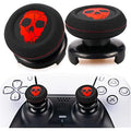 Controller Cover Extender Printing for Silicone (Ghost Sets Rubber & PS4 Playrealm & Thumbstick Red) FPS Dualsenese PS5 Grip 2