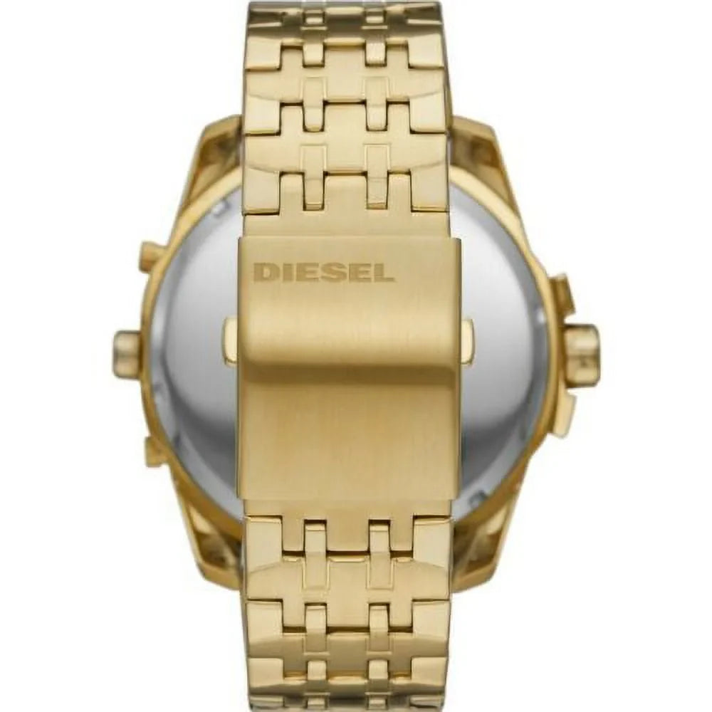 STAINLESS CHIEF UBER MEN'S DZ7447 MULTI GOLD TONE DIESEL WATCH TIME