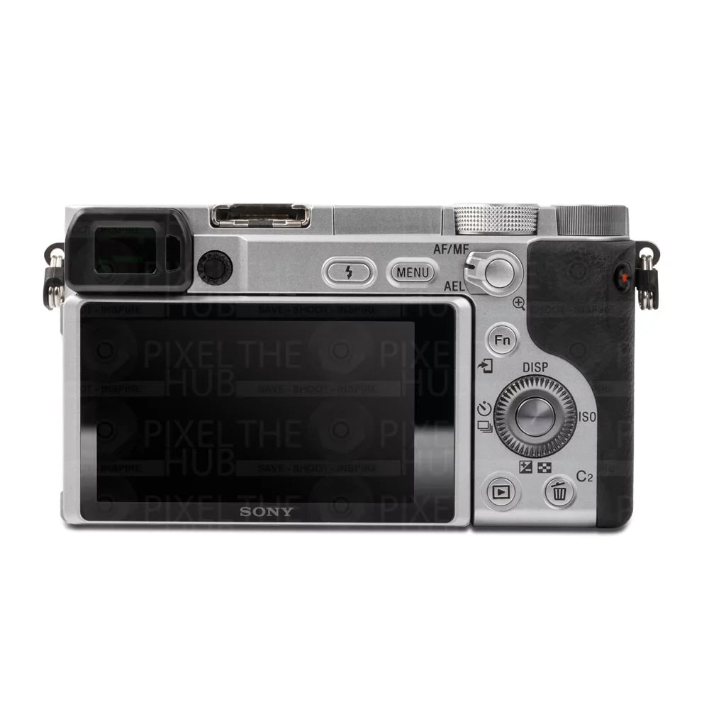 Accessory Digital - a6400 Silver) Kit Sony 7PC Only (Body Alpha Mirrorless Camera