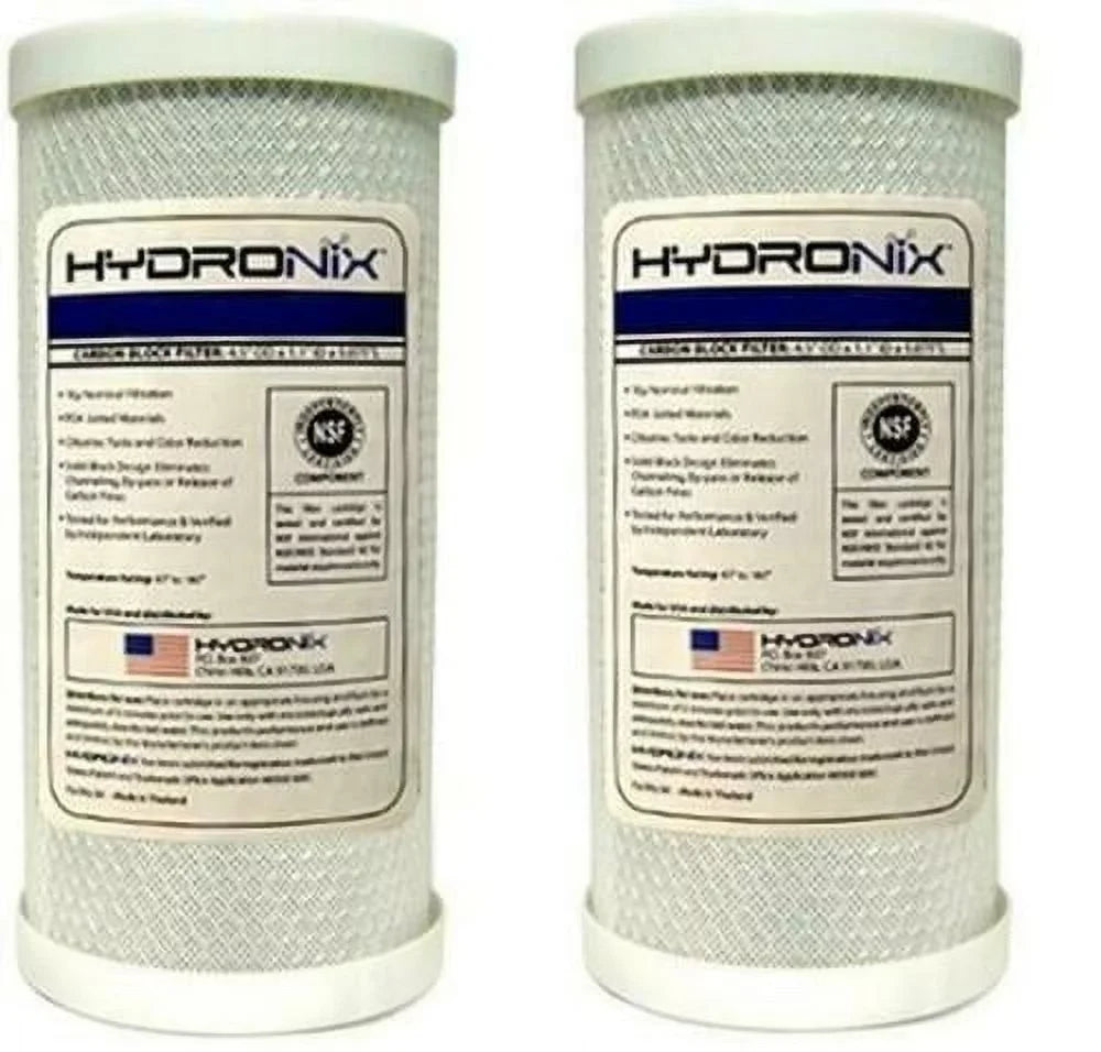 4.5" Length X Hydronix PACK OD CB-45-1005 9 Carbon 2 NSF 7/8" Filter Block