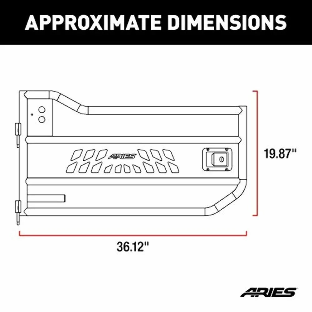 JEEP Aries UNLIMITED select: - WRANGLER, Door AR15009 2008 Offroad JEEP Tubular WRANGLER Fits 2013