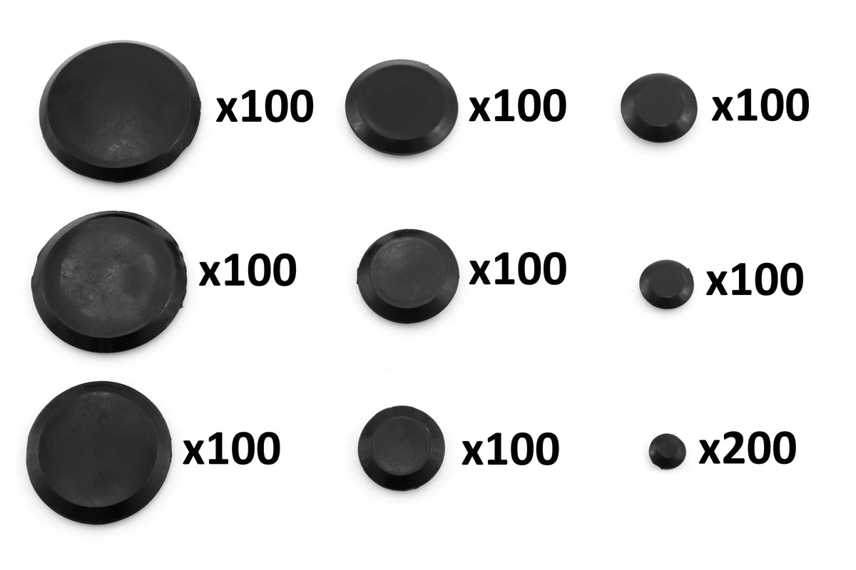 1, 1-1/2, Mount 1/4, Black 1000 3/8, Hound Auto Piece 3/4, and Hole Auto 1-3/4 Plug for Sizes and Inch 2 Flush for Metal 1/2, Assorted Body Holes Sheet 1-1/4, Red Assortment