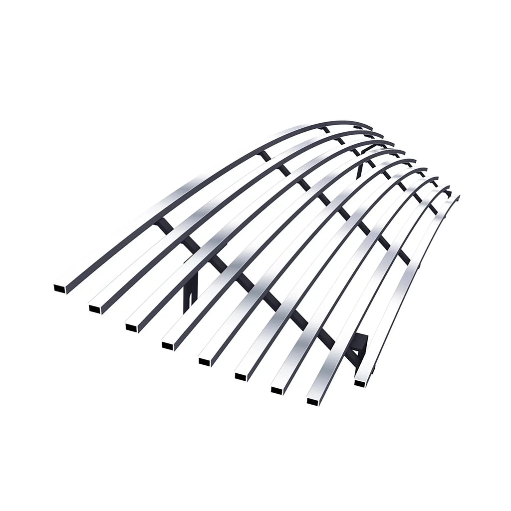 2006-2012 Grille Steel APS Silver N19-C63158I Vitara Main Compatible Suzuki Billet Premium Grand 8x6 Upper Stainless with Horizontal