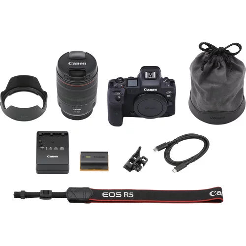 Digital DEALER Camera Canon Mirrorless AUTHORIZED f/4L R5 24-105mm Lens with EOS