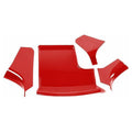 Console Red Center Panel Shift ABS Trim Gear Teledu Storage