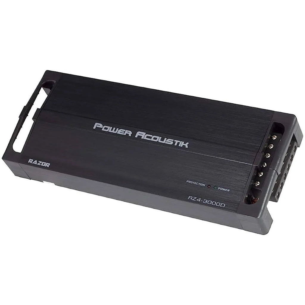 Amp and D 3000D Series Max Monoblock Power Full-Range 3000 Watts Acoustik Razor Channels 4 RZ4 Class