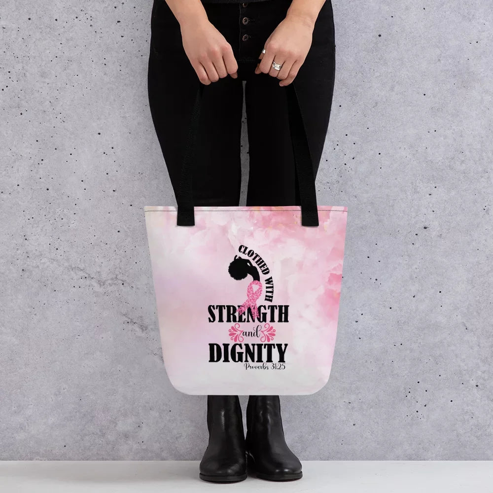 Strength Clothed Bag Tote Dignity with and
