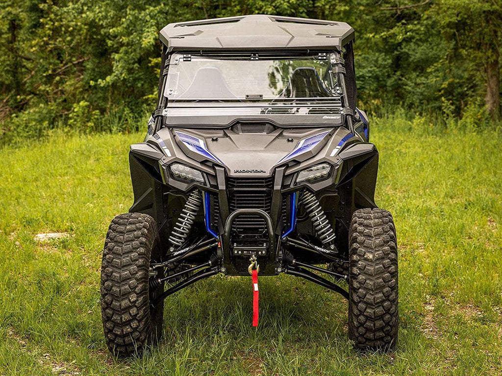 Winch Ops for Install! Honda Kit 1000X-4 1000R 3500 lb. Talon Talon Winch 2020+ lb Complete Ready Heavy Plate with / SuperATV Black for Winch 2019+ 3500 Duty 1000X Included Mounting