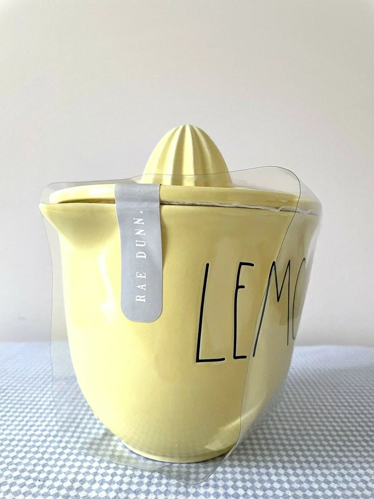 with Letters Black Kitchen 2 Yellow LL Set Ceramic Dunn Rae Juicer Piece LEMON