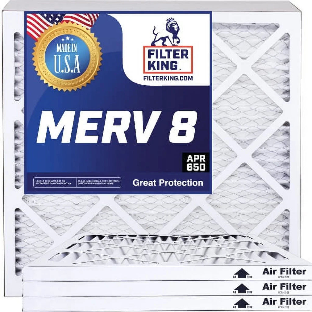 Size: | 4-PACK x .75" | King 8 IN 50 Pleated Actual Filter USA Air 9x50x1a A/C MADE | Filters Filter HVAC | 9 MERV x Furnace