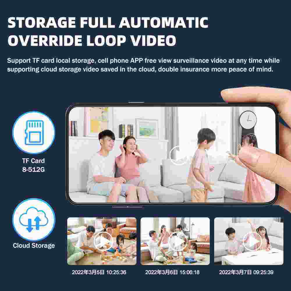 with Camera, Security Motion Bulb Cameras WiFi Vision Kepeak Home Detection, Clear