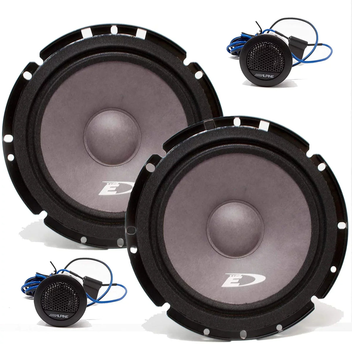 (Pair) 280 Watt Audio Car Component SXE-1751S 6.5" Alpine Speakers