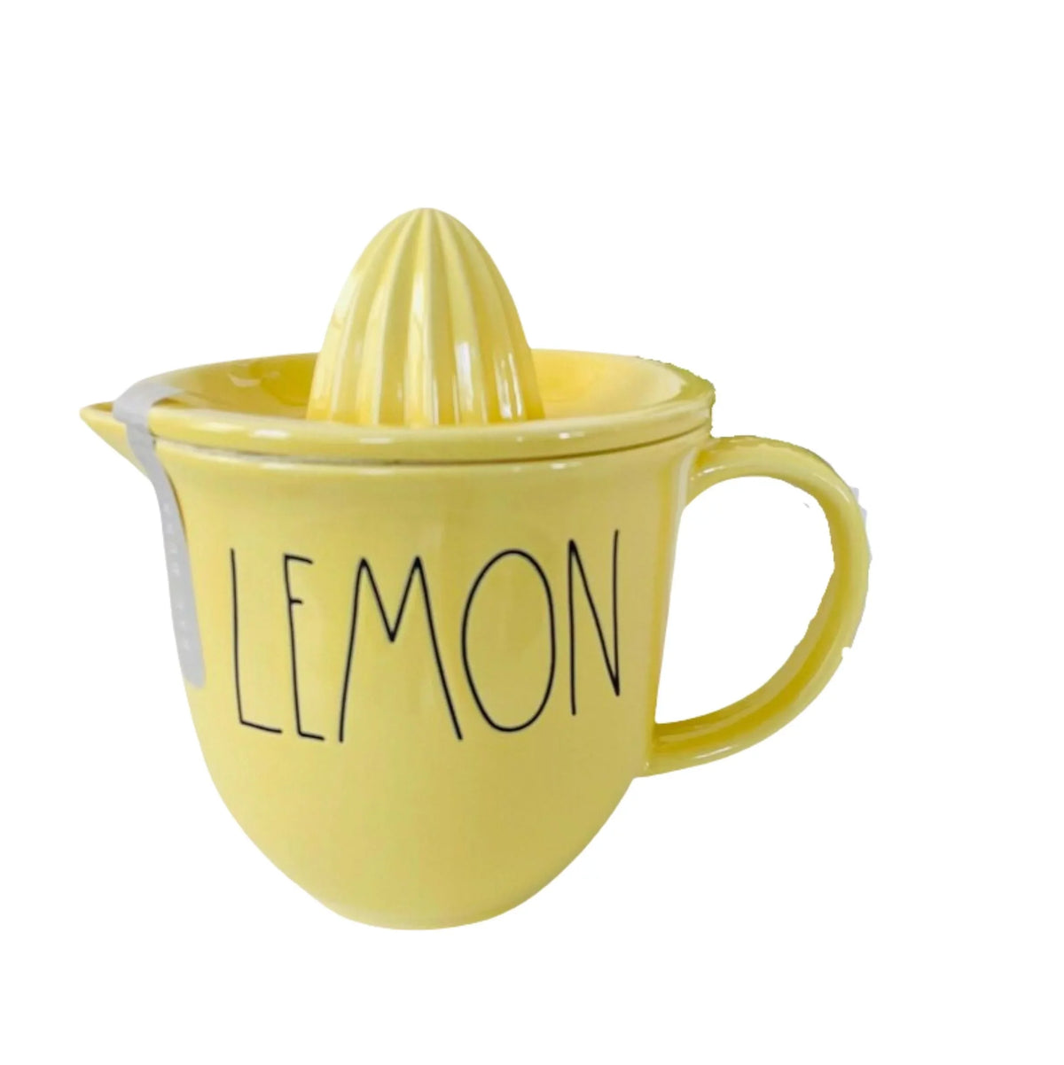 with Letters Black Kitchen 2 Yellow LL Set Ceramic Dunn Rae Juicer Piece LEMON