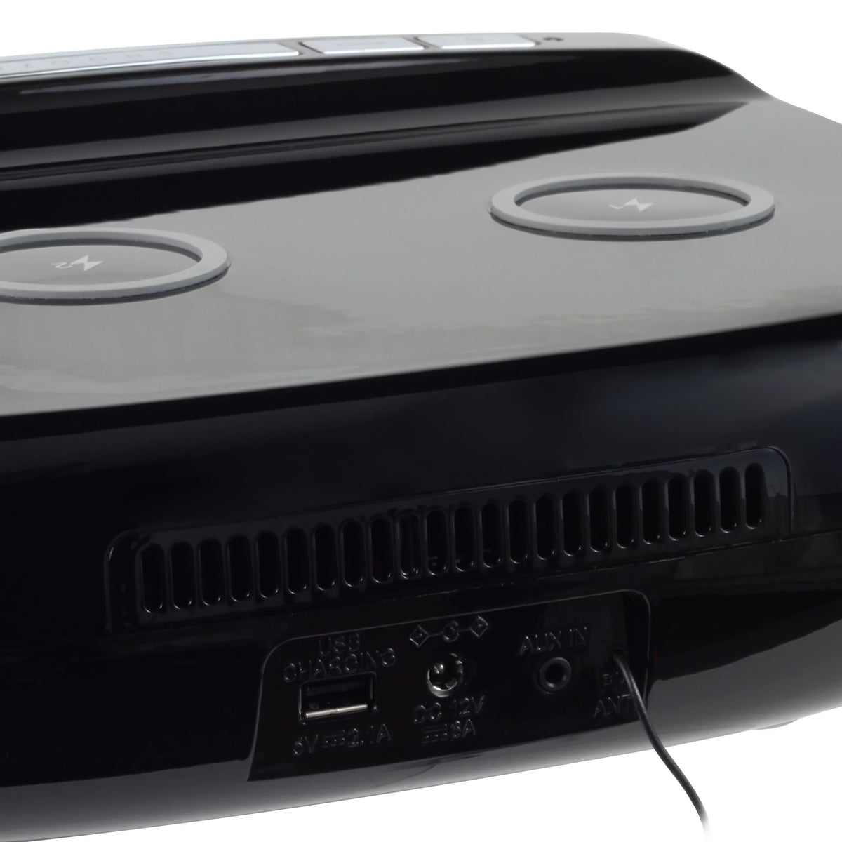 Wireless Radio, Workstaton and Music FM Station HiFi with Studebaker Charging CD, System Qi