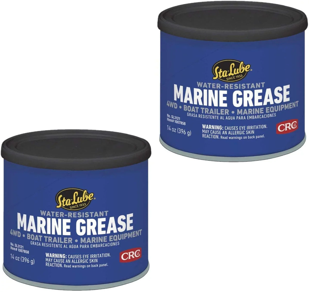 '- Pack 2 4 and wt. 4 Marine x Trailer Wheel 14 Sta-Lube Boat Grease Bearing SL3121 oz.