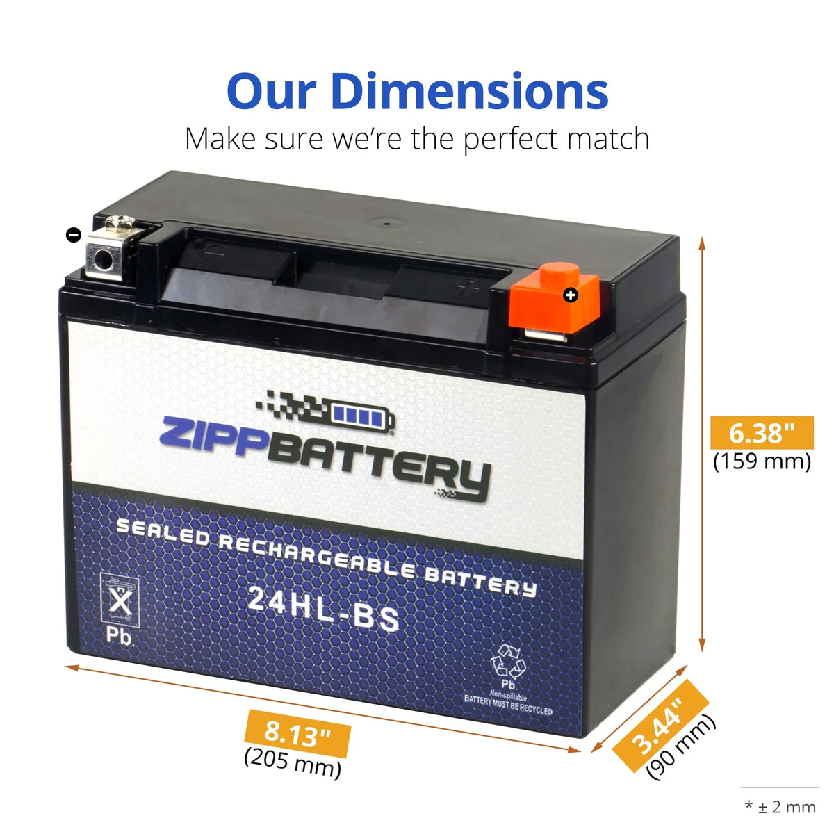 Ah, Volt,21 1200cc Xii (24HL-BS for Kawasaki 260 12 Battery 1995 Motorcycle Battery Zipp YTX24HL-BS CCA) Voyager Zg1200
