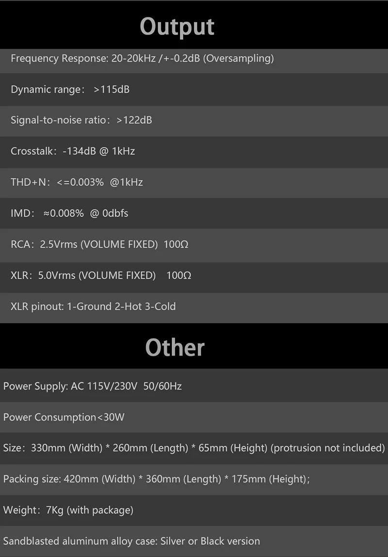 LDAC MQA DSD DAC Balanced R26 XMOS Discrete Dual Decoder DAC R2R with Native K2 (Black） Control Gustard Clock Remote