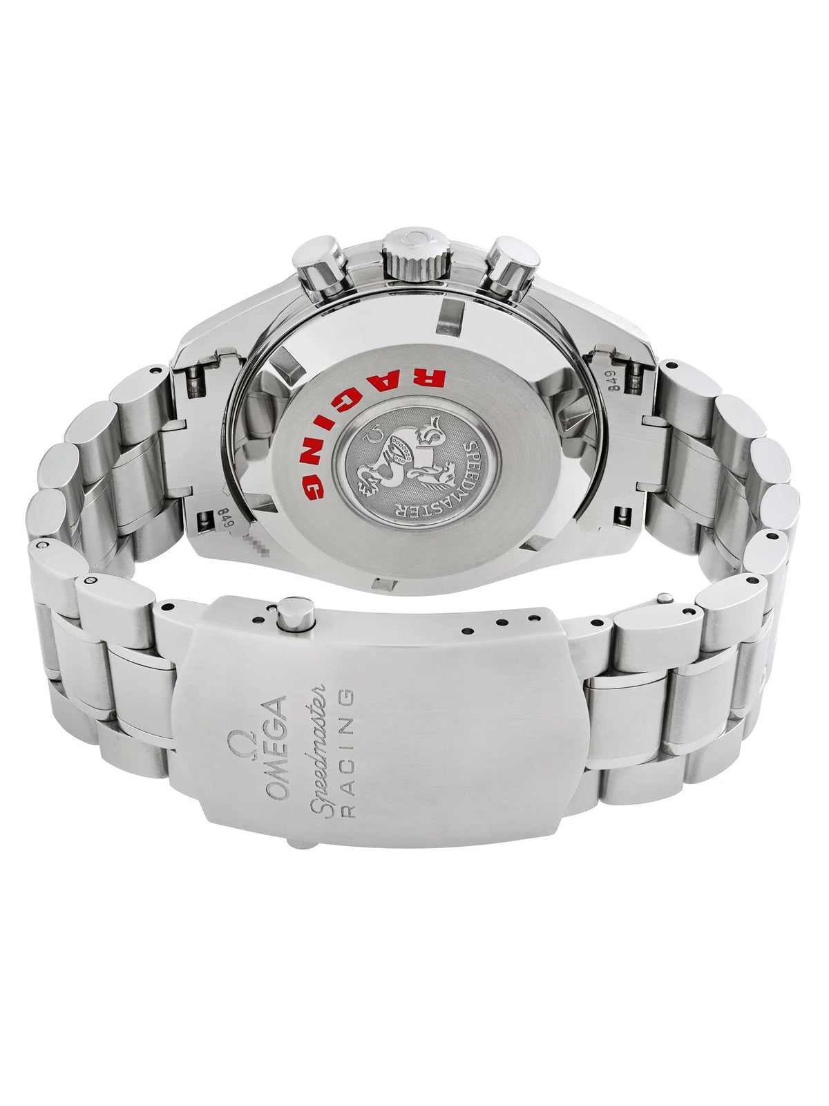 Chronograph Automatic Mens Omega Carbon Speedmaster Watch 3552.59.00 Racing Dial