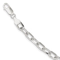 Fancy Silver Sterling 7.5inch Link Bracelet