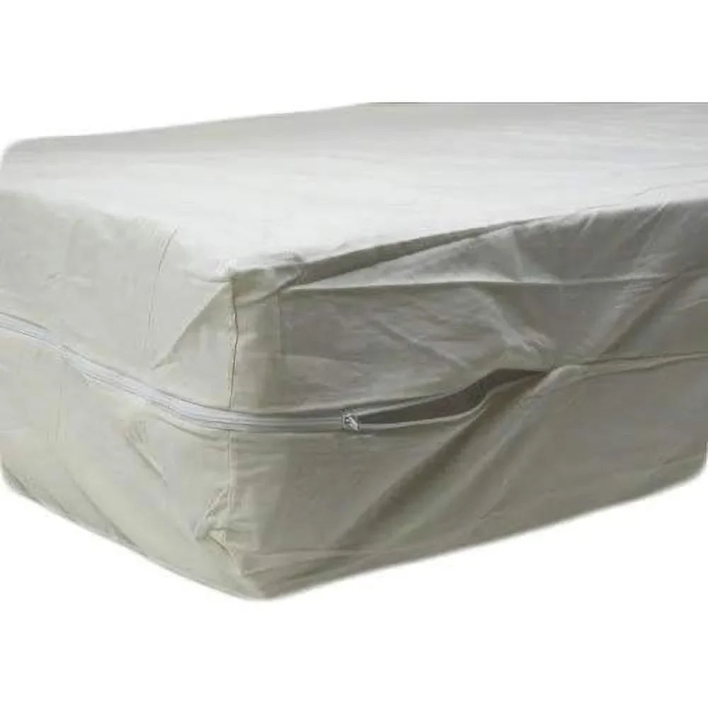 Cotton Mattress Cotton Cover, Zips Mattress Fleetwood Size, Queen The Around