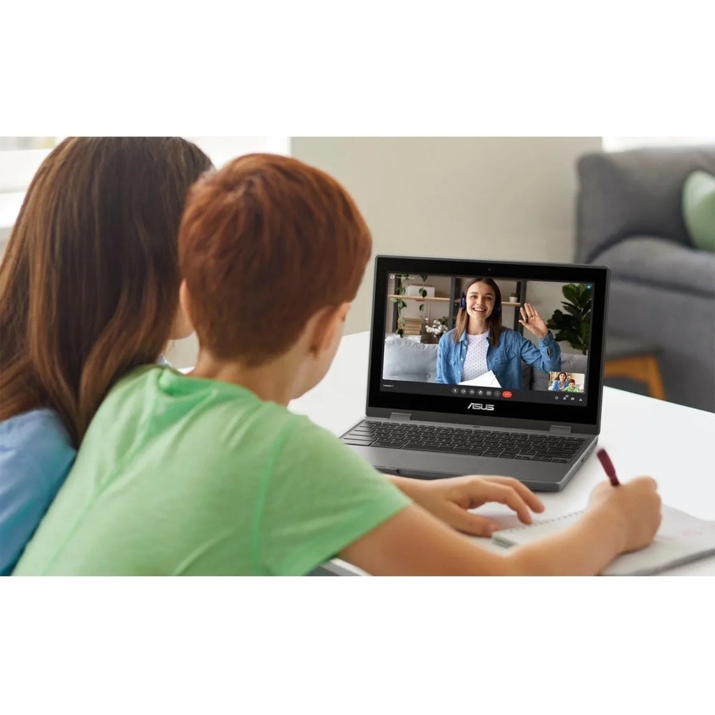 Celeron Chromebook SSD, 64GB Touchscreen, Asus Intel N5100, ChromeOS, Flip CR1100FKA-YZ184T 11.6"