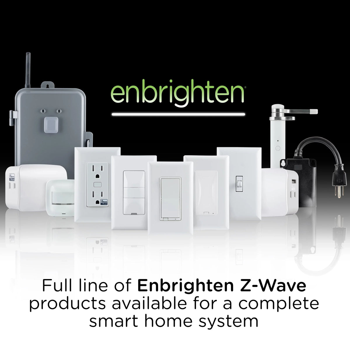 White Required, Z-Wave Switch, Enbrighten 46202, Light Hub Smart Toggle Plus Z-Wave
