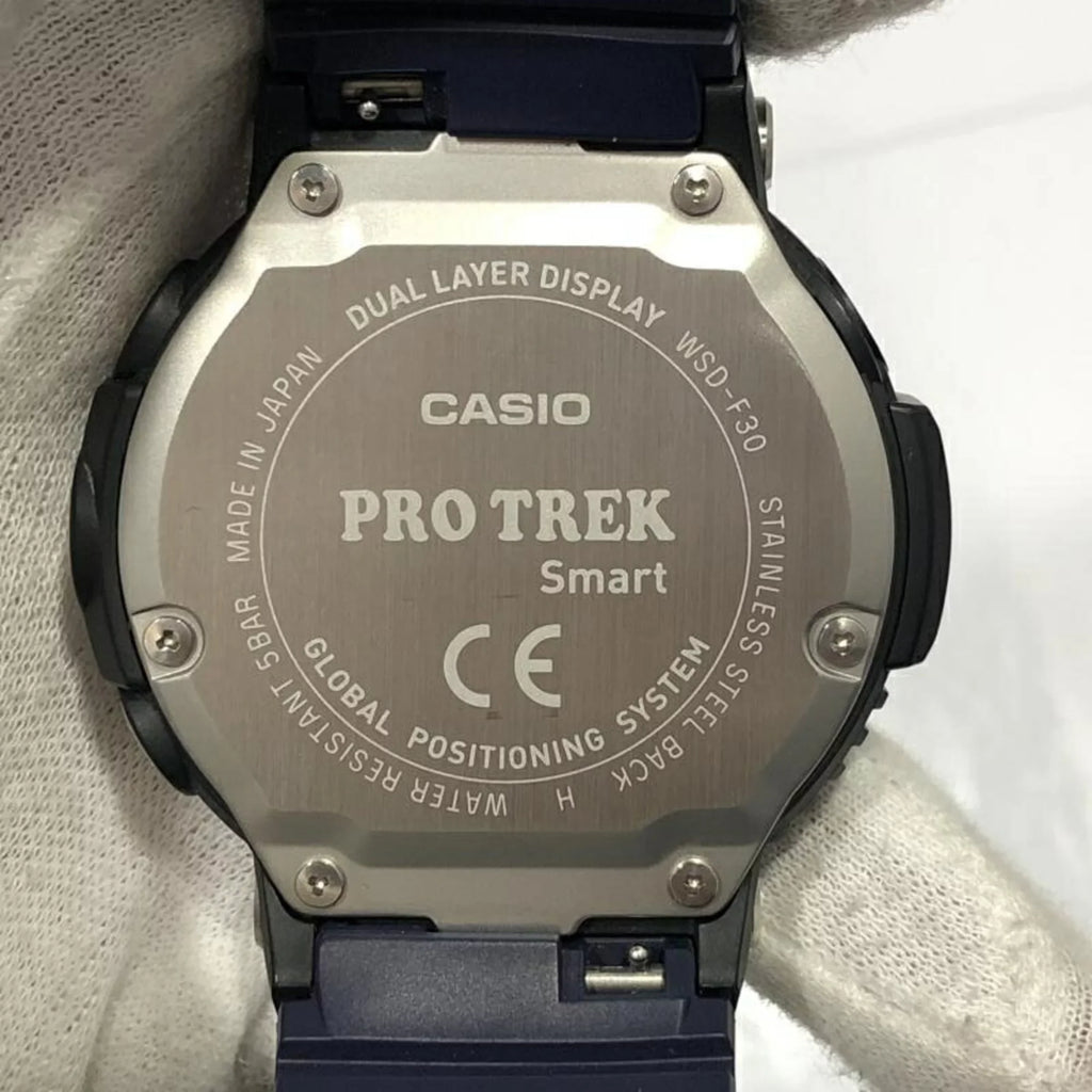 Casio smart box WSD-F30 with Trek Pre-Owned watch (Fair) PROTREK Pro CASIO