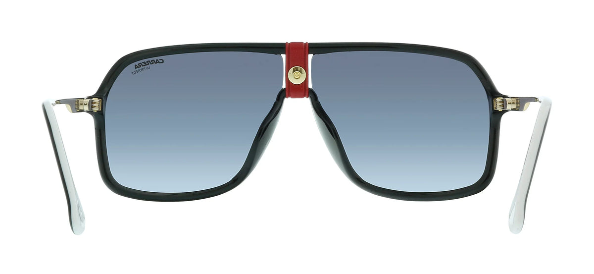 64mm, 1019/S 10mm Sunglasses, Pilot Carrera Gold/Gray Shaded,