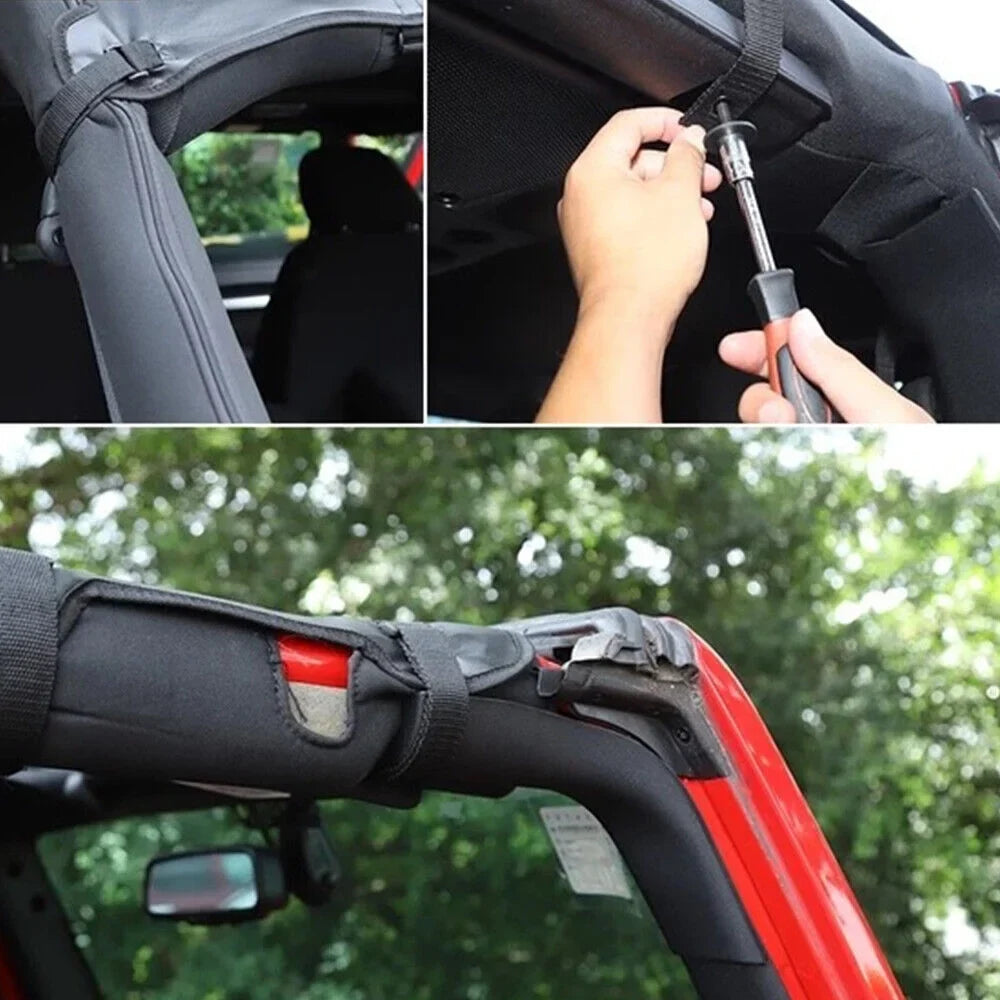 Premium Protection - Leather Protector Sunshade for Ultimate Sun Jeep JKU NEW JK Wrangler 07-18
