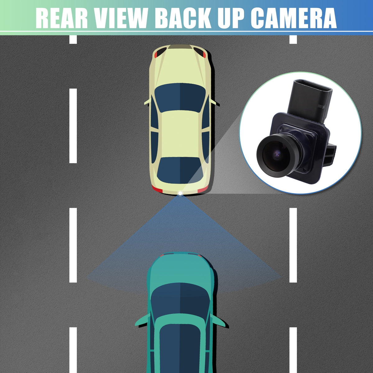 Up Rear Edge Replace Backup Parking Ford Waterproof 2013-2014 Camera Car Camera View Reverse for Back ET4Z-19G490-A