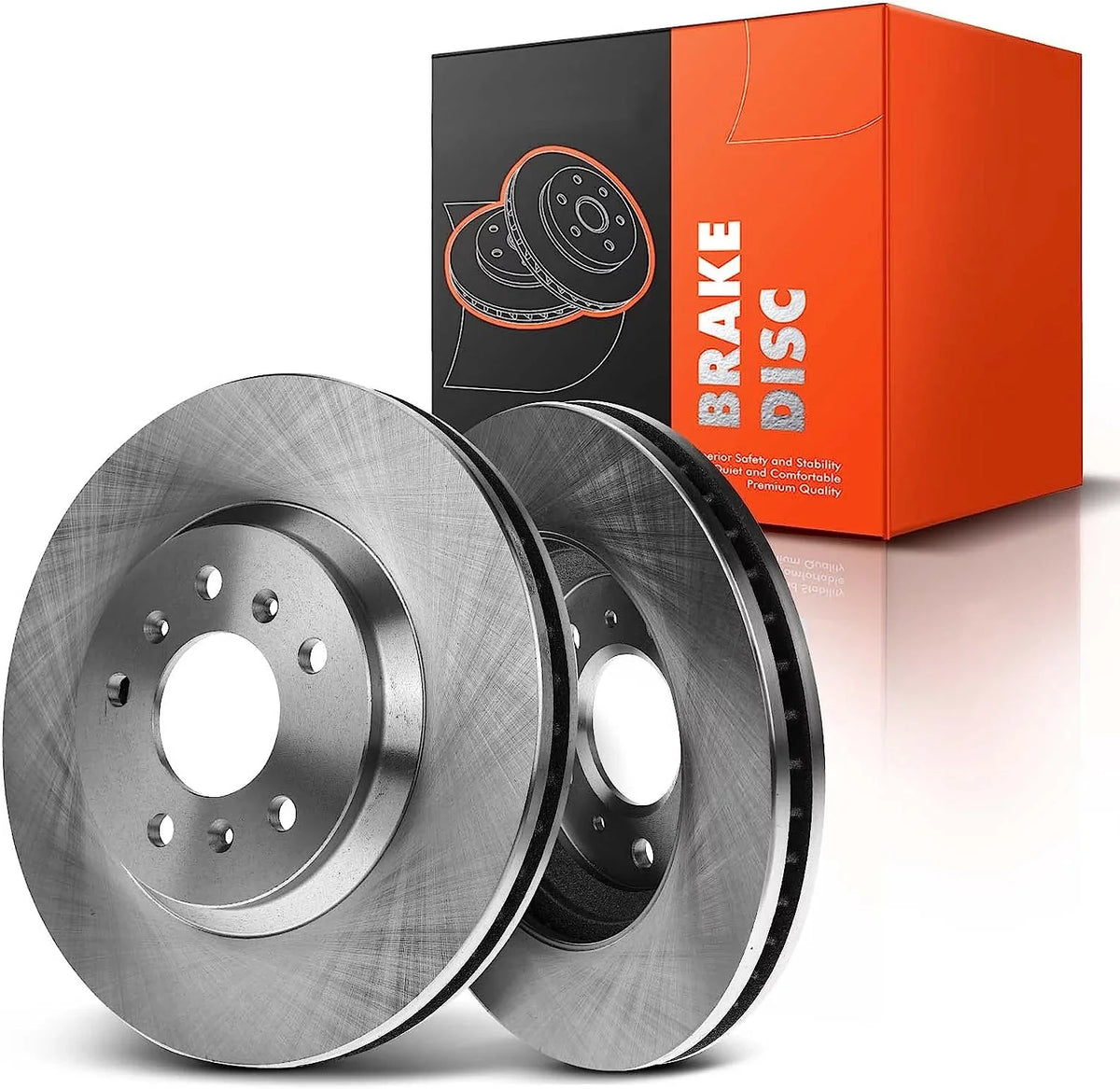 Rotors Set 2014-2016 Chevrolet Front Buick Limited Lucerne Compatible 2006-2007 2006-2013 Impala Disc Carlo with Impala Brake A-Premium Monte