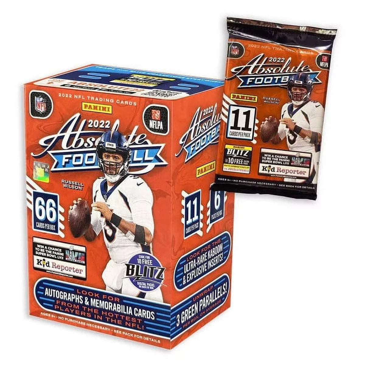 Panini® Absolute Box NFL® Sealed) 2022 Blaster (Factory by Football