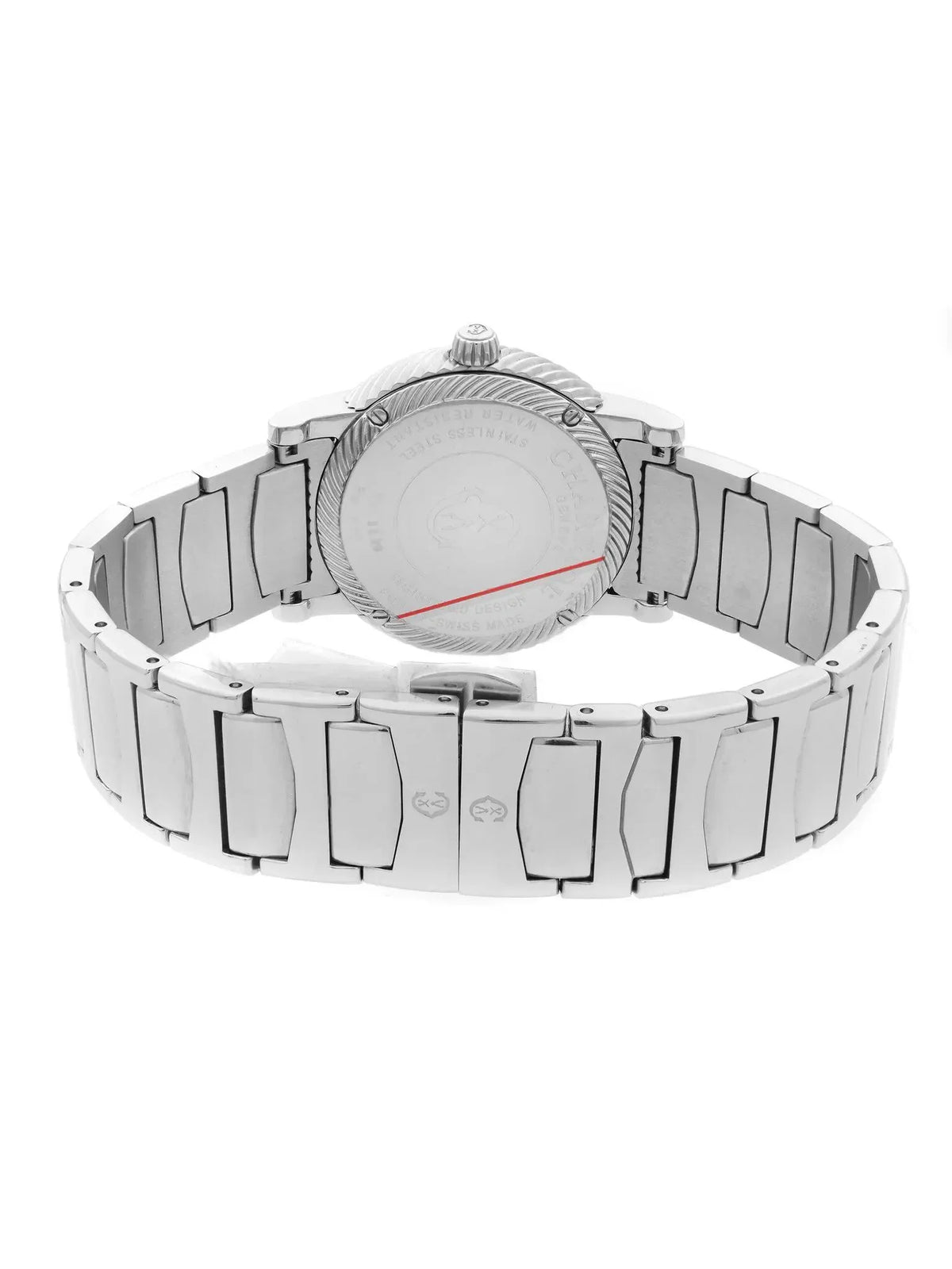 Steel Quartz Charriol New Diamond Parsii P33S2.920.001 33mm MOP Watch White Dial